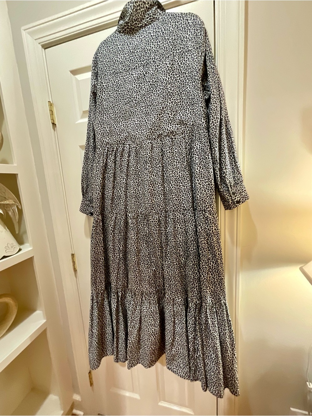 Michael Kors Black and White Tiered Maxi Dress - Picture 15 of 15